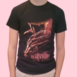 A Nightmare on Elm Street Freddy Krueger Glove T-Shirt Horror Classic Film (S)